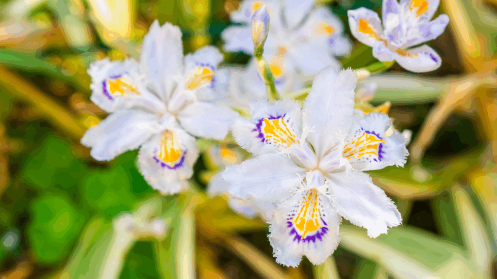 シャガの花