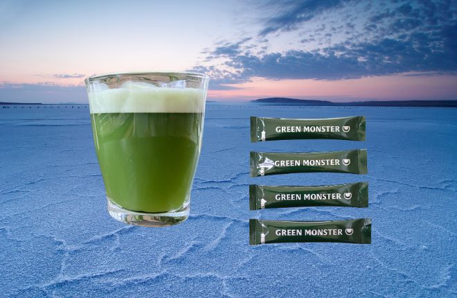 ソルトレイクの中のグリーンモンスター