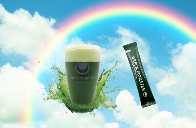 グリーンモンスターと虹